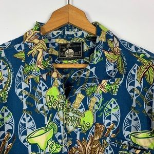 Jimmy Buffet’s Margaritaville Hawaiian Camp Shirt Large L